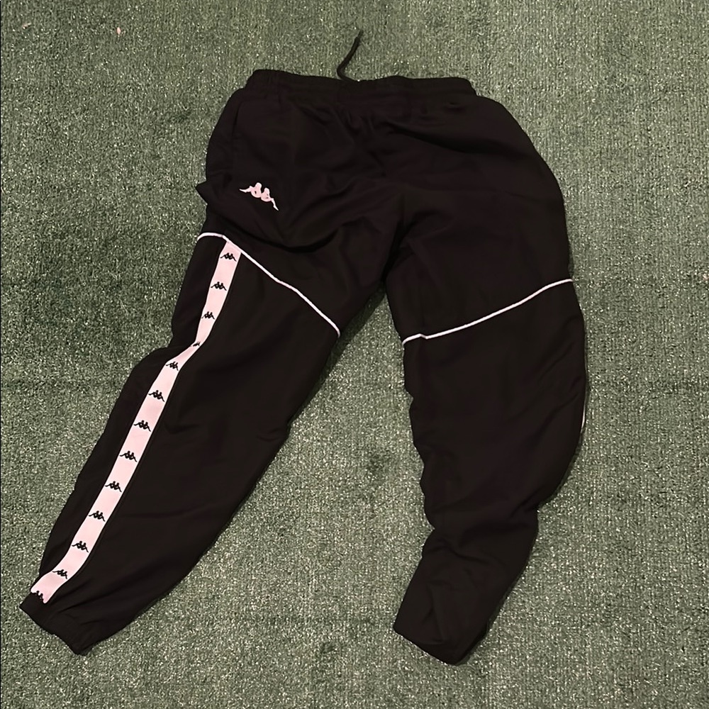Kappa Black Track Pants